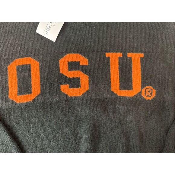 NWT Ohio State Buckeyes College Bold Black Officially Licensed Knit Thicker Swea - Picture 3 of 11